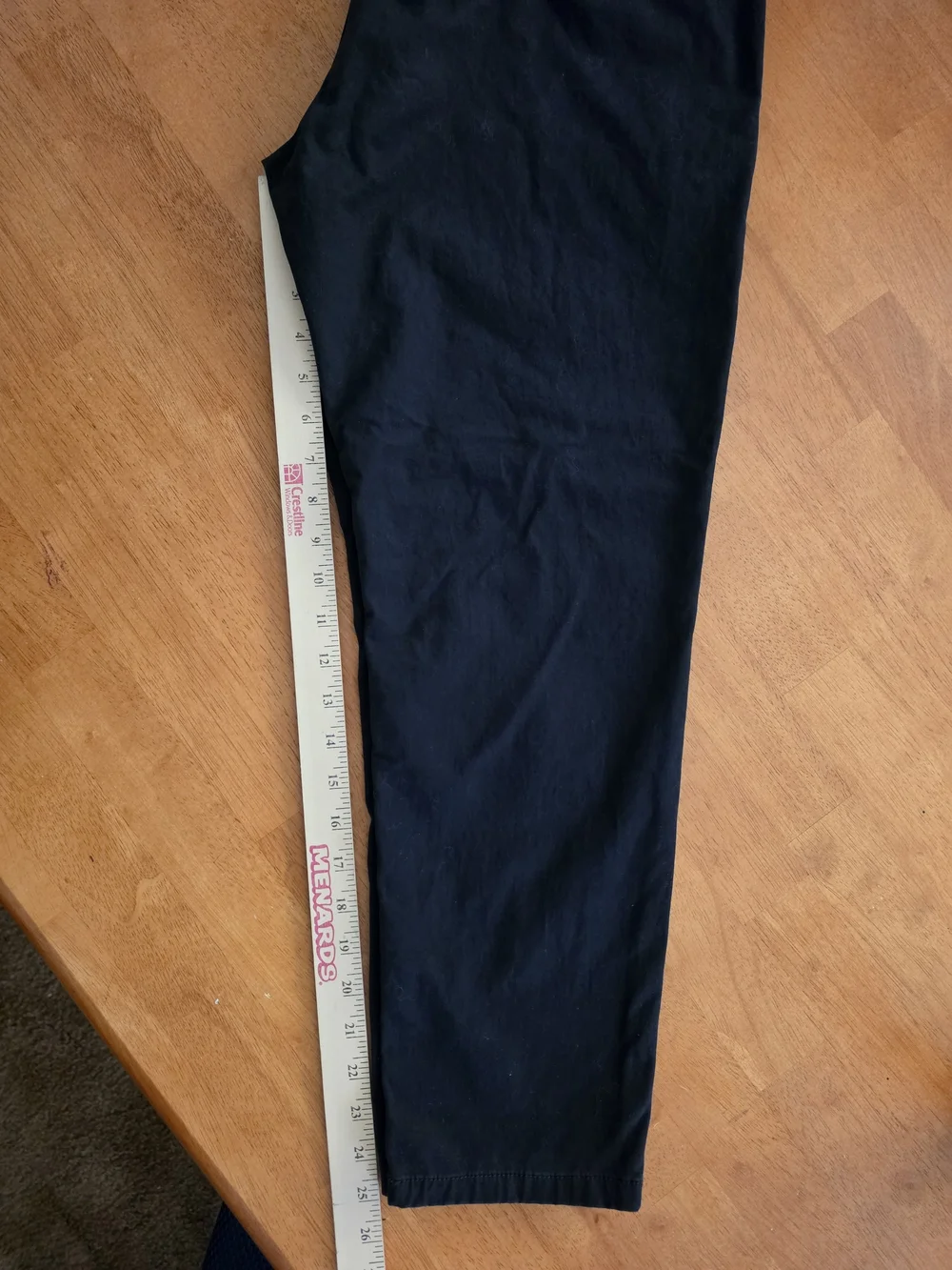 Under 510 Men's Black Washed Tapered Chino Pants.  34x26